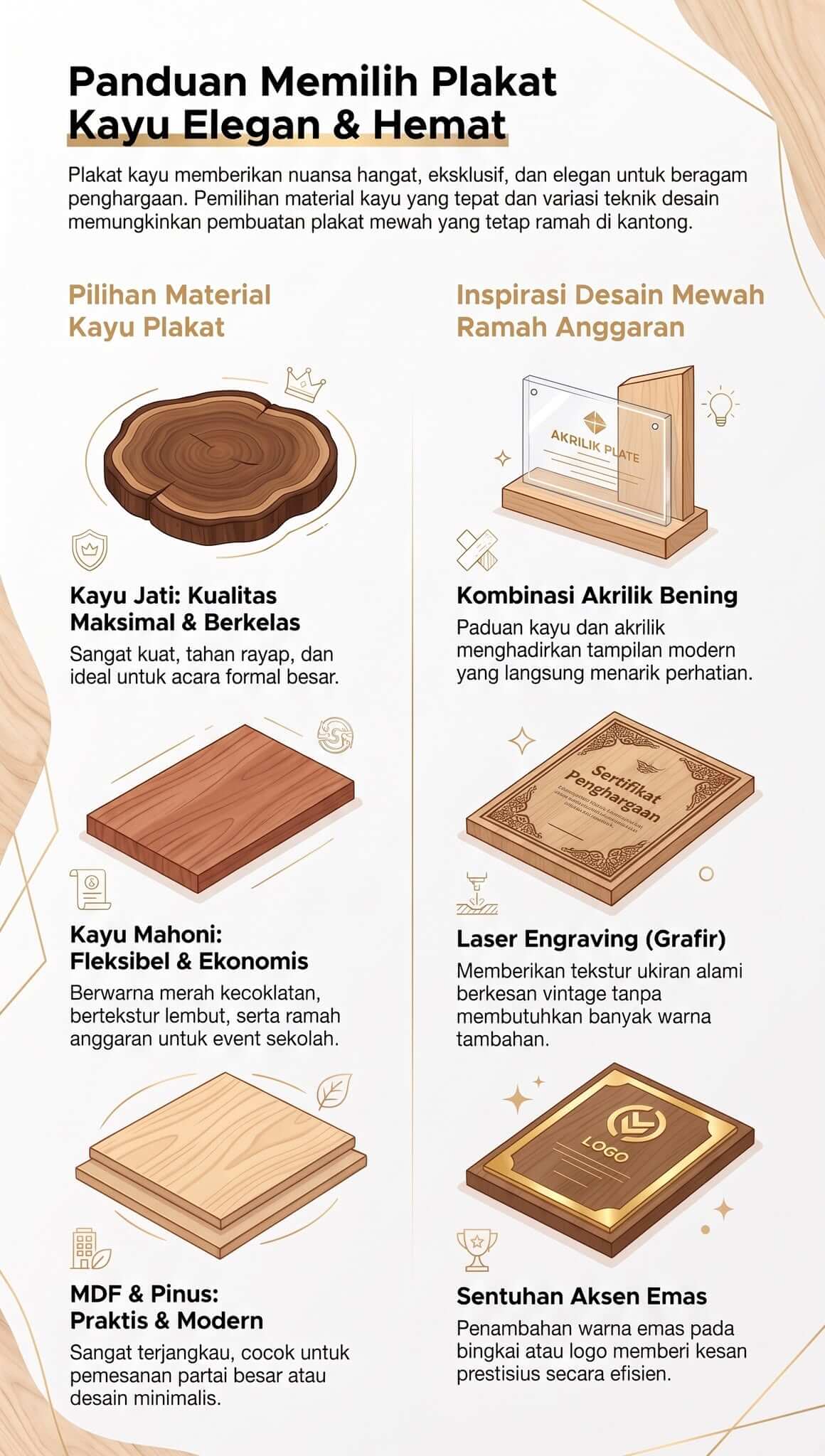 Plakat Kayu Bogor